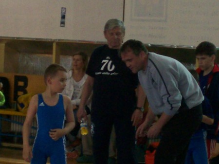 Thomas Gladiš vľavo, Miroslav Gladiš vpravo, MT mládeže Nový Jičín CZ 2015