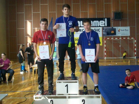 Ivan Margitič v strede, 1. m. MT mládeže Nový Jičín 2015 CZ